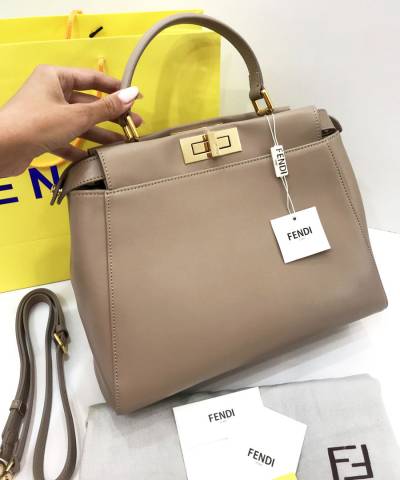 Сумка Fendi Peekaboo Large Dark Biege